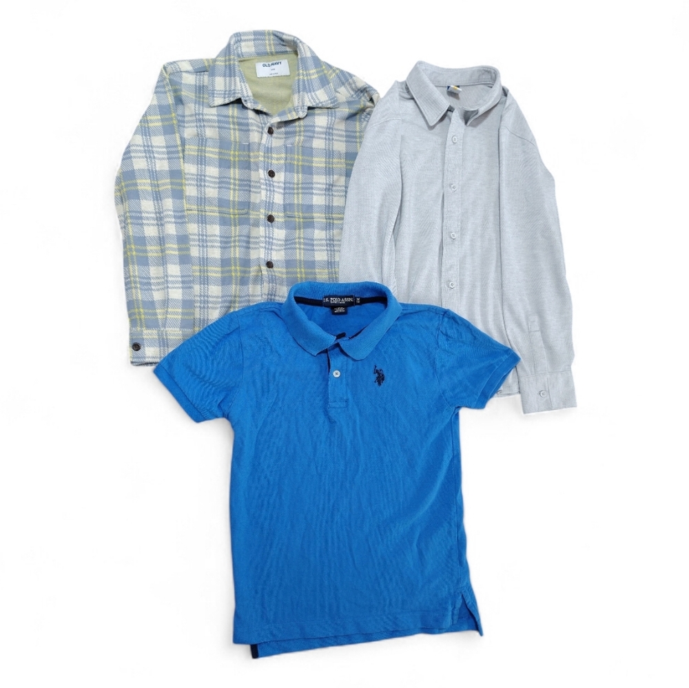 Boys Size 8 Medium Shirt Bundle Lot Of 3